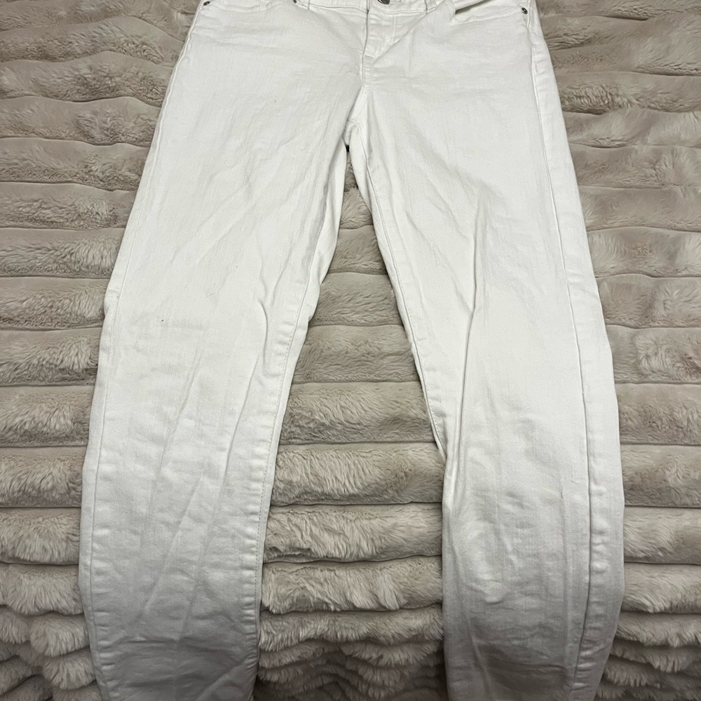 Jessica Simpson Women's Straight Leg Jeans - White